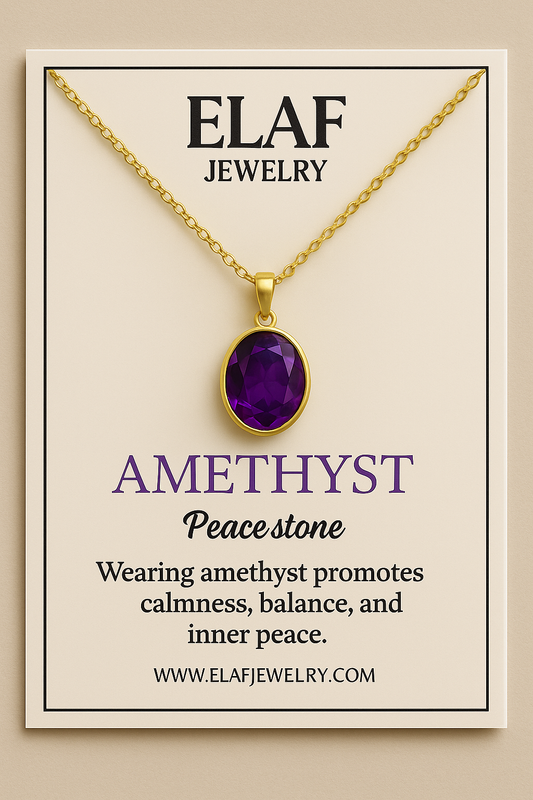 Oval Amethyst