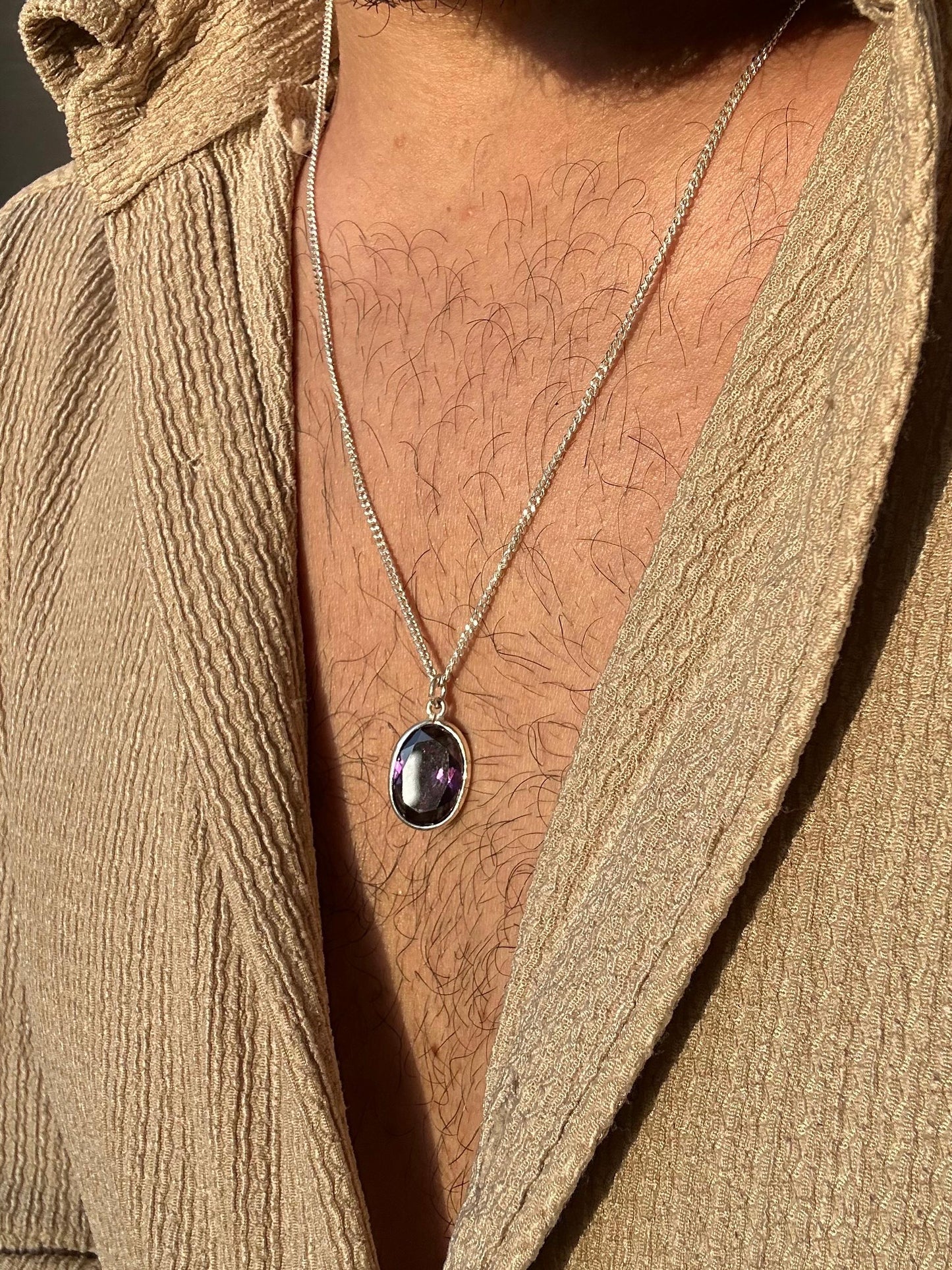 Oval Amethyst (For Him)