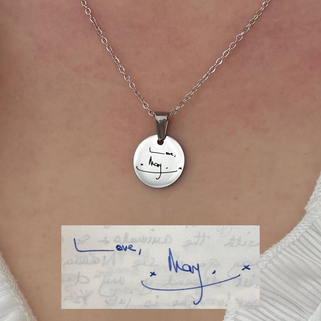Handwriting Custom Necklace