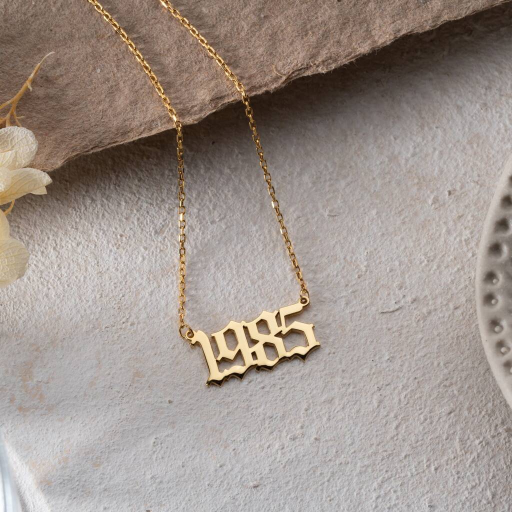 Custom Date Necklace