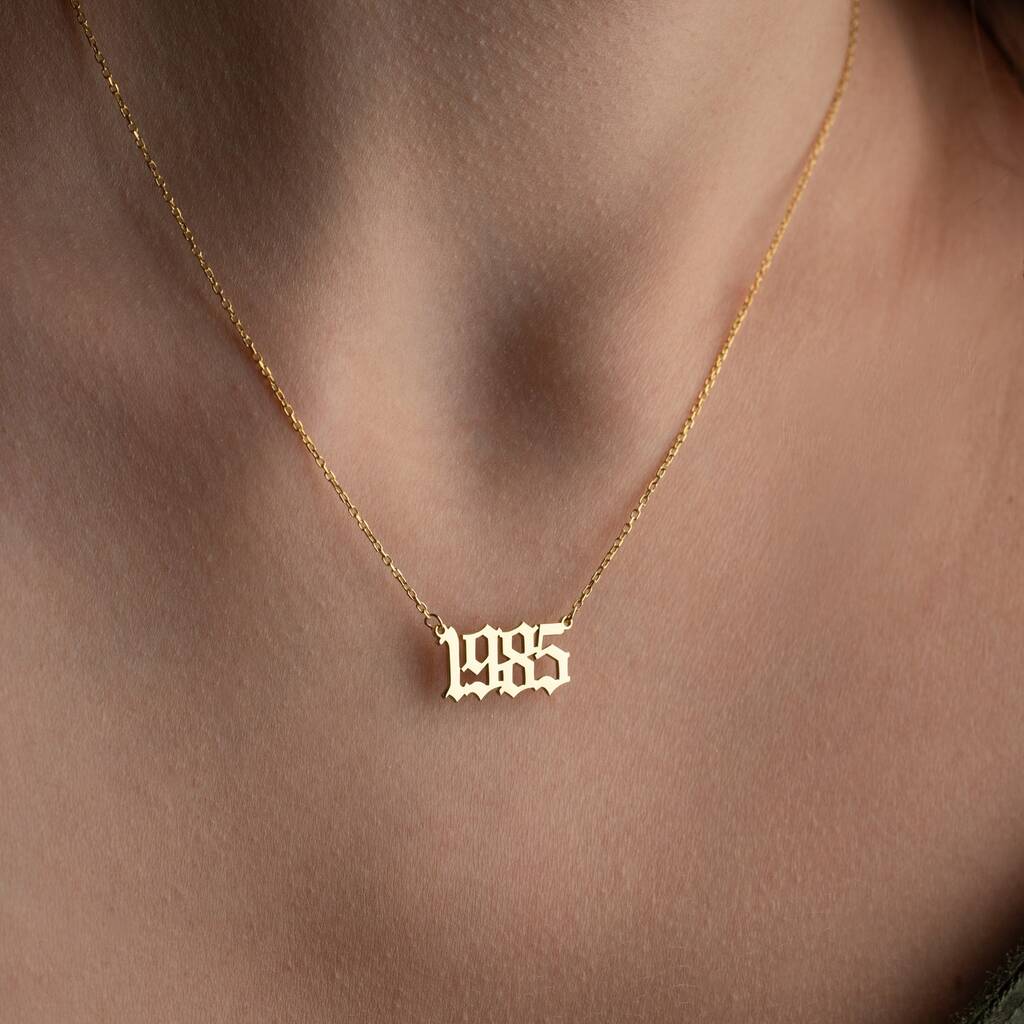 Custom Date Necklace