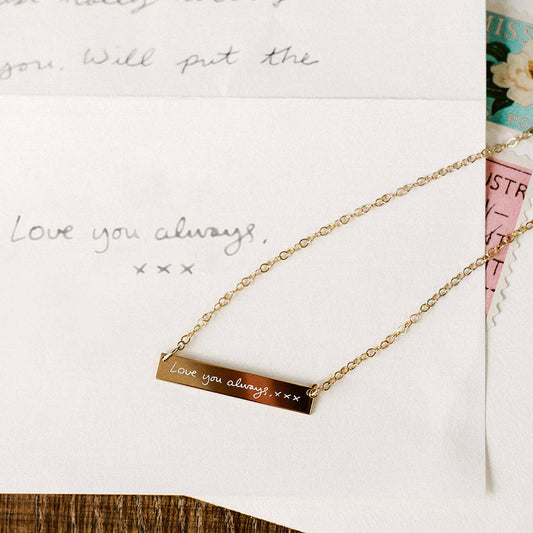 Handwriting Custom Necklace
