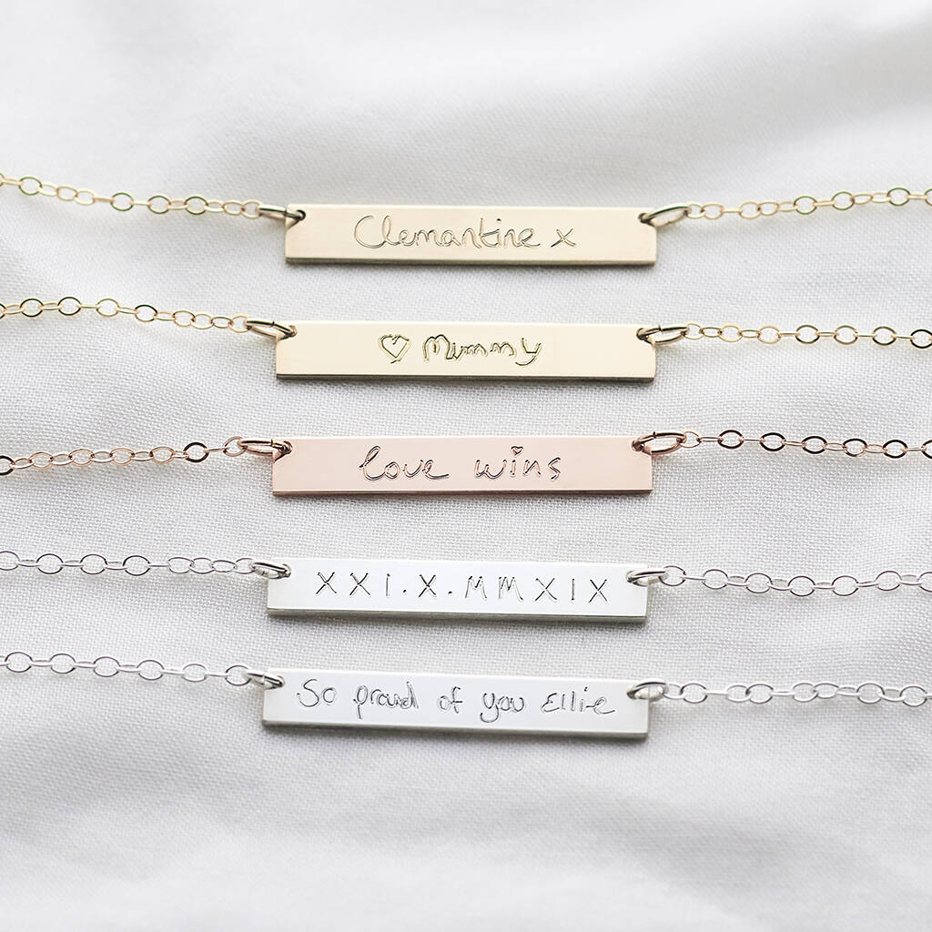 Handwriting Custom Necklace