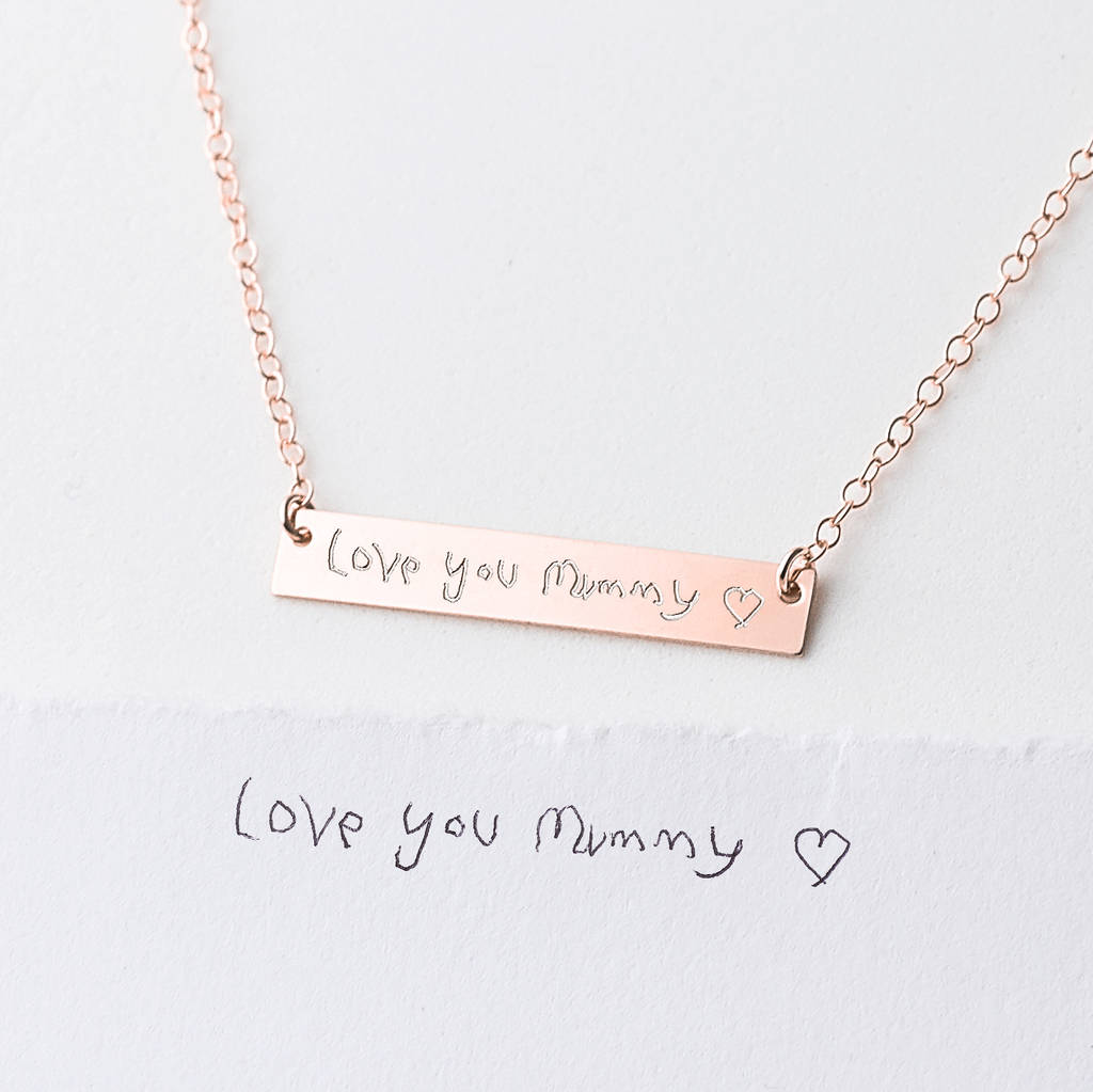 Handwriting Custom Necklace